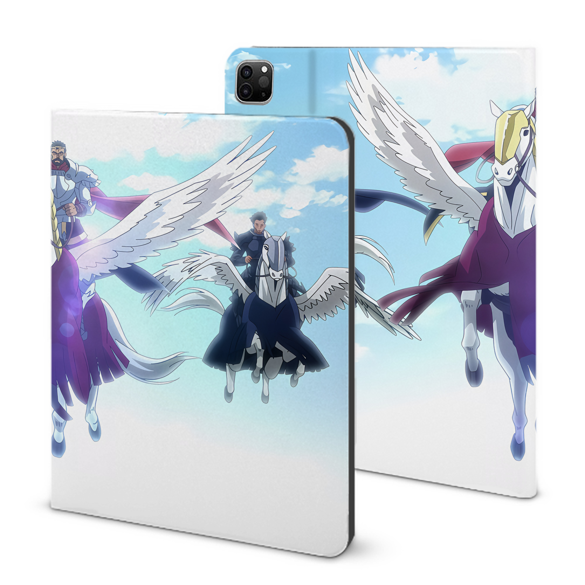 （画像用） 転スラ Regarding Reincarnated to Slime IPad ケース ブック型 PUレザー TPU 耐衝撃 軽量 薄型 ペン収納なし 全面保護 IPad 各モデル対応